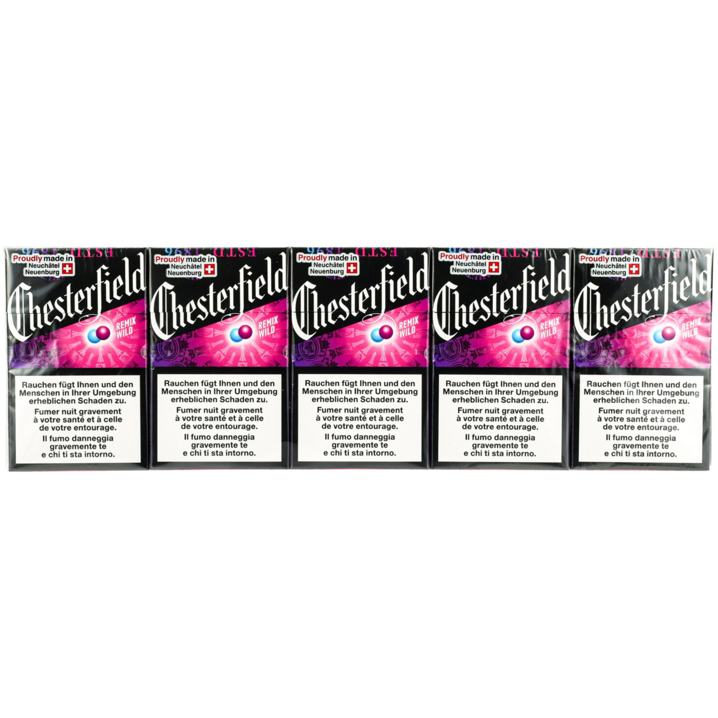 Chesterfield Zigaretten Remix Wild Box Stange