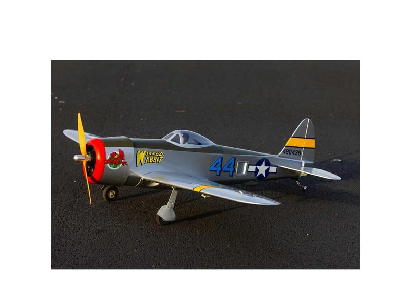 Hangar 9 Warbird P-47 Thunderbolt 1435 mm PNP Weitgehend vormontierter Warbird mit Brushless Antrieb