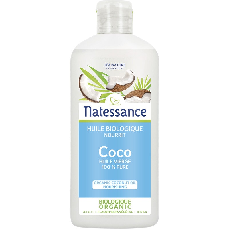 Huile de coco nourrissante bio - Peaux très sèches - 250 ml