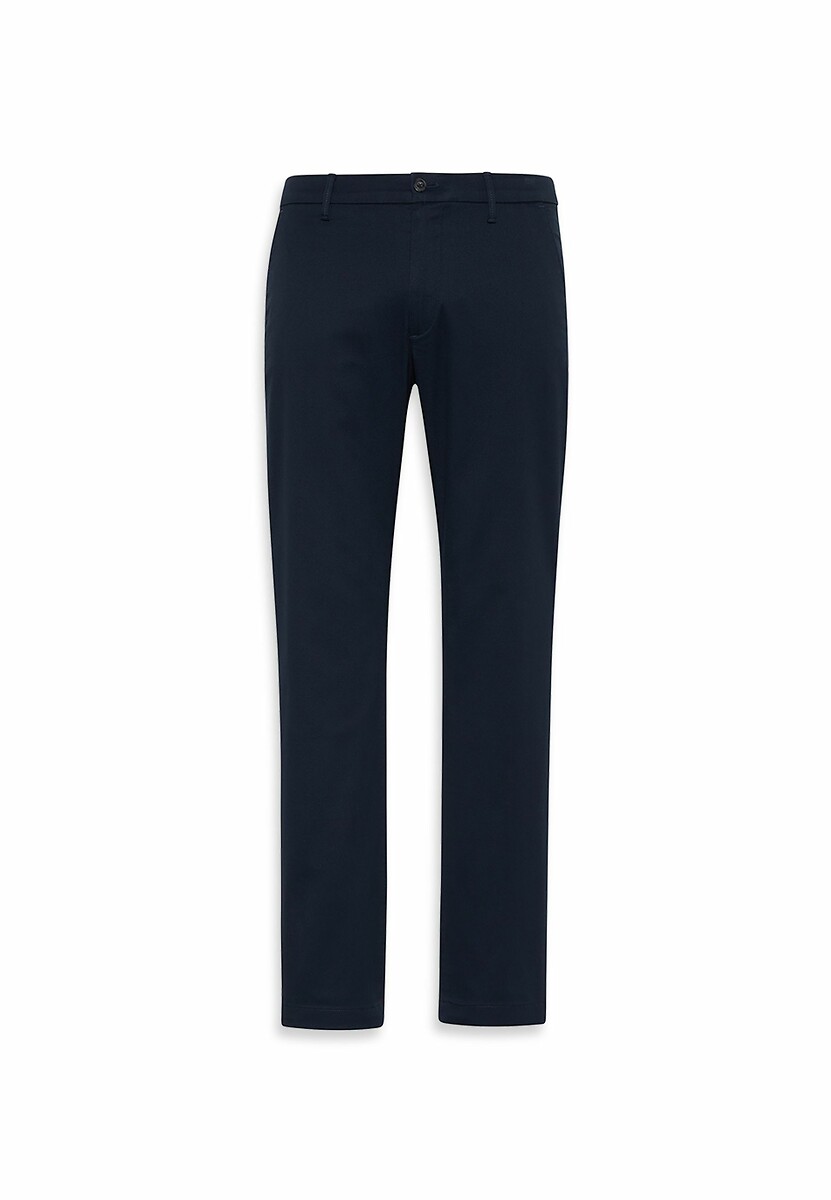 CALVIN KLEIN<br>Calça chino em tecido stretch
