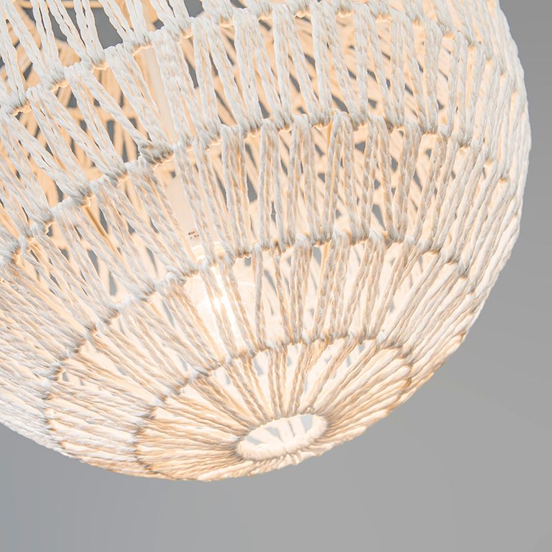 Retro hanglamp wit 40 cm - Lina Ball 40