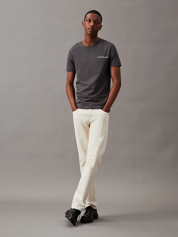 Camiseta slim fit com logo