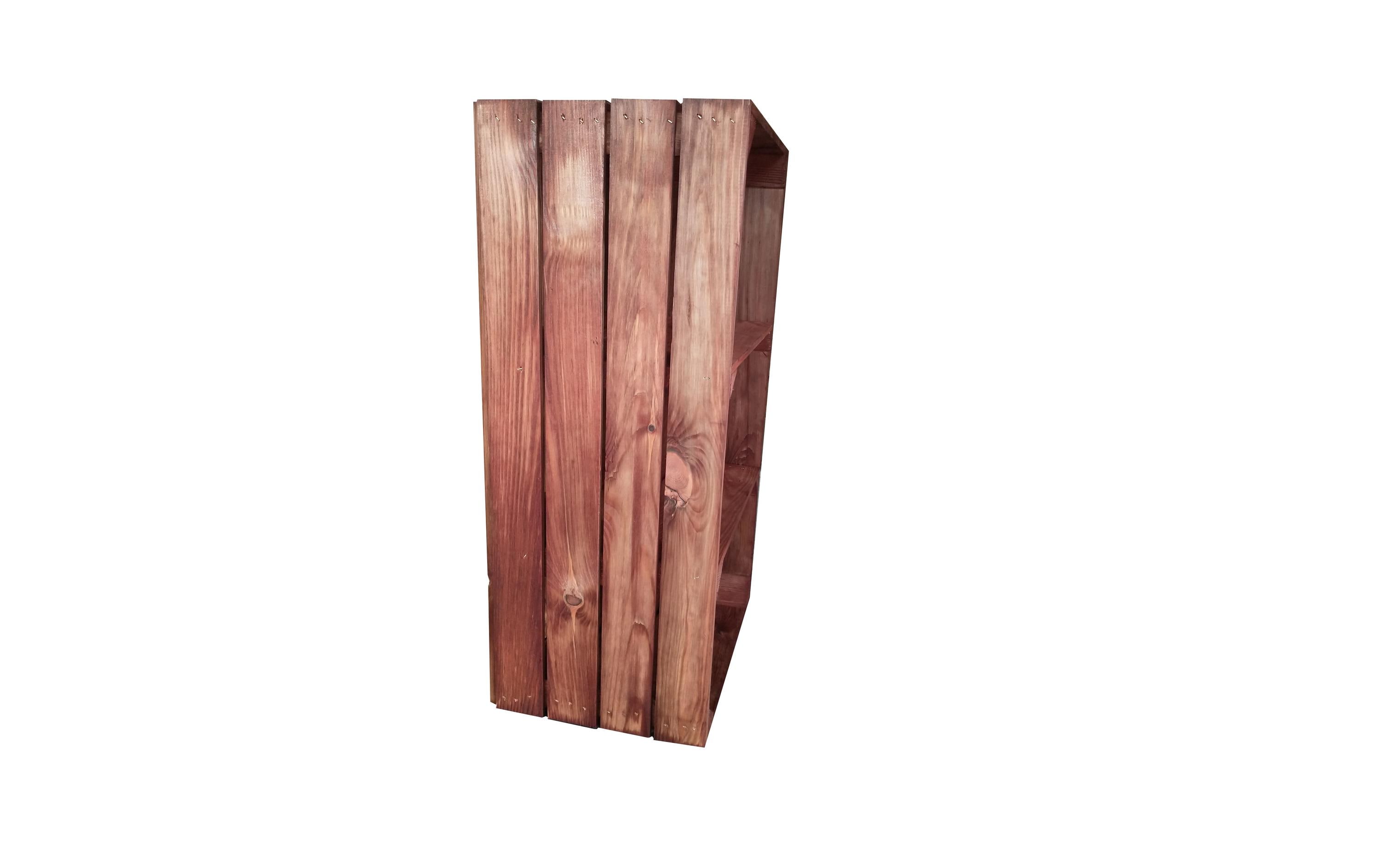 Regal Vintage Shabby Hellbraun 40 x 75 cmRegal im Holzharassen Stil