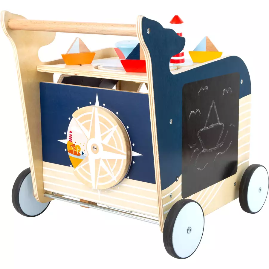 small foot® Lauflernwagen Wal