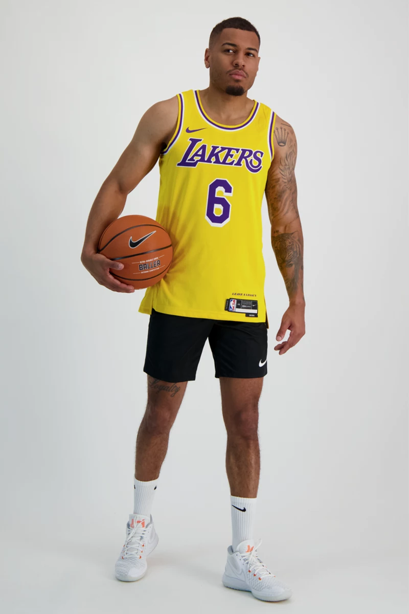 Nike Los Angeles Lakers Icon Edition LeBron James Herren Basketballtrikot