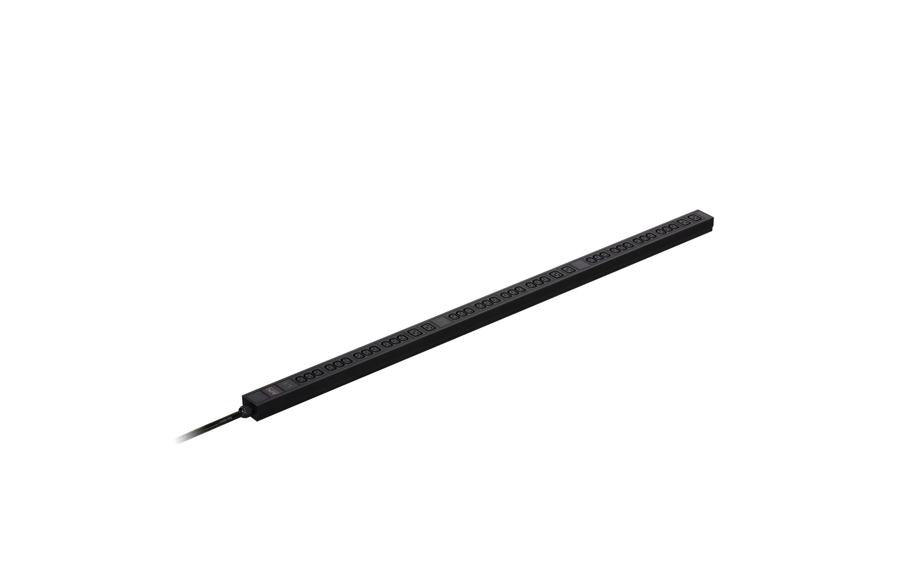 Zero-U-Space PDU EPDU1216B 36x C13, 6x C19 16A<br>Zero-U-Space PDU, Schwarz