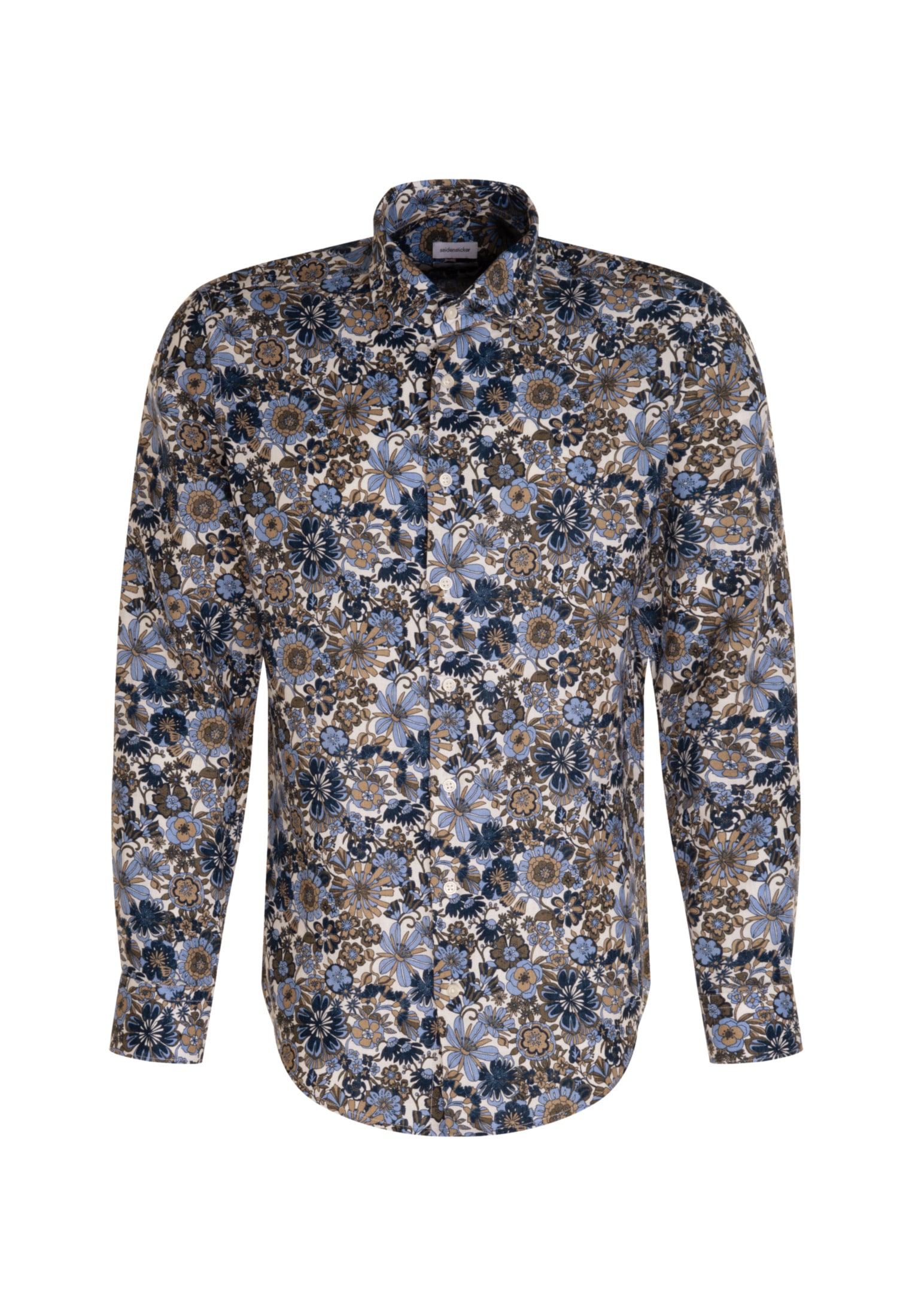 seidensticker Businesshemd »Slim«, Slim Langarm Kentkragen Floral