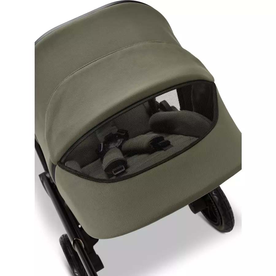 MOON Kombikinderwagen Resea Edition+ moss greenblack matt