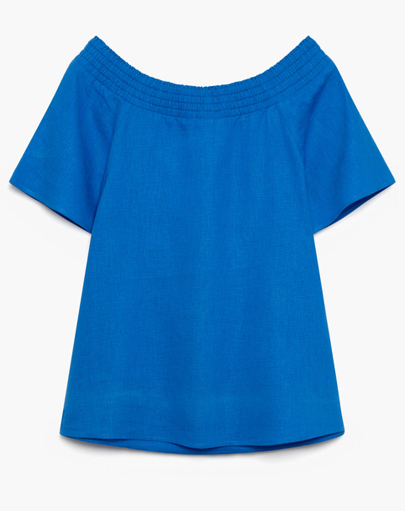 Caroll Blouse en Lin mélangé Malba azur