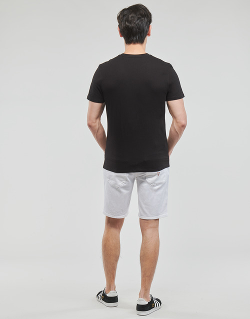Guess - SS BSC ABSTRACT TRI LOGO TEE - Noir