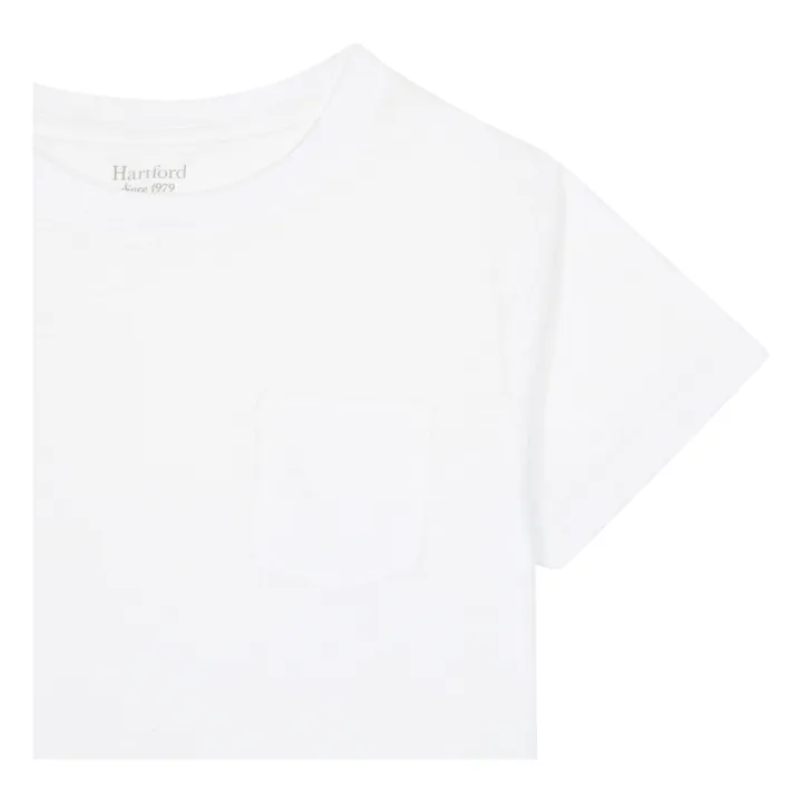 Hartford T-shirt Pocket Crew | Blanc