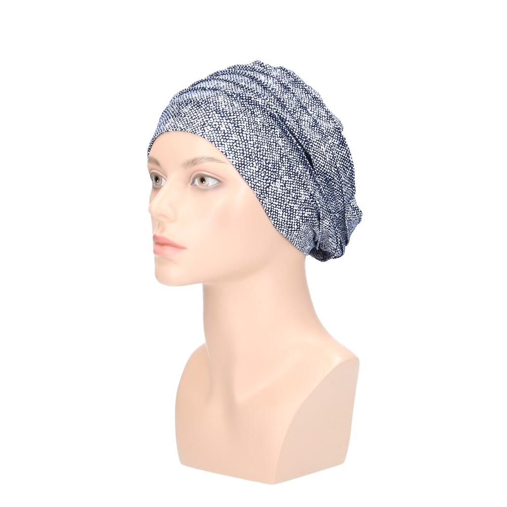 Turban Amira von Turbane - designs by Lofty in Ecru/Blue