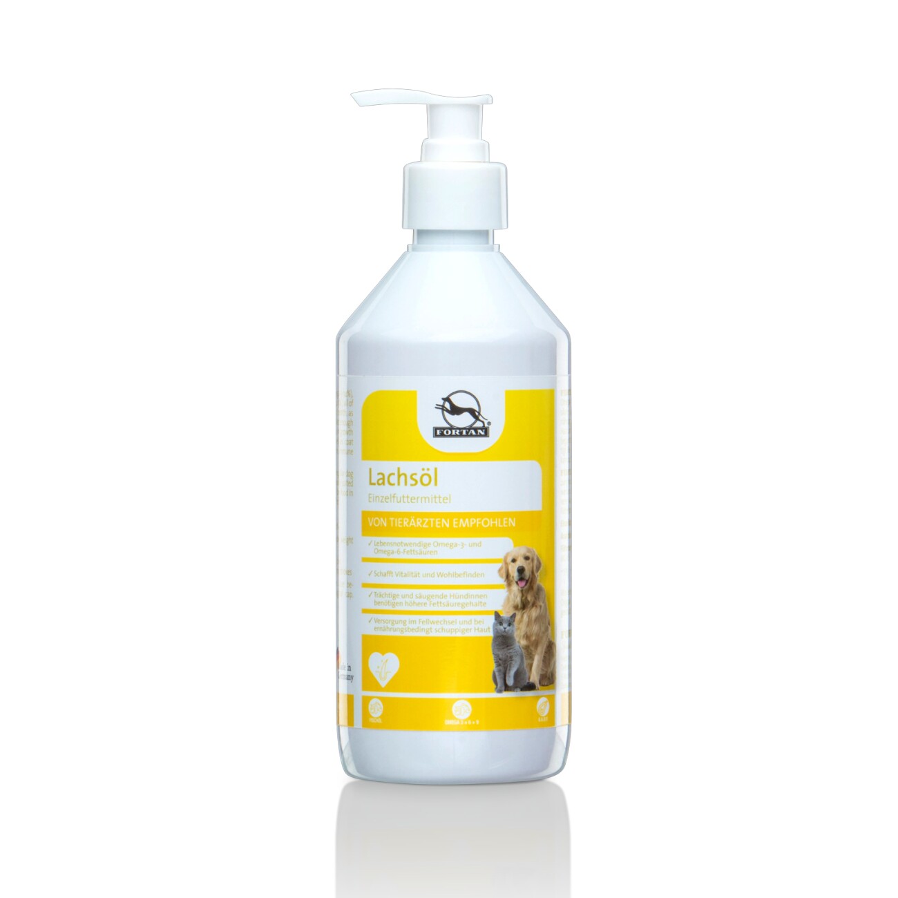 Fortan Lachsöl BARF Zusatz 500 ml