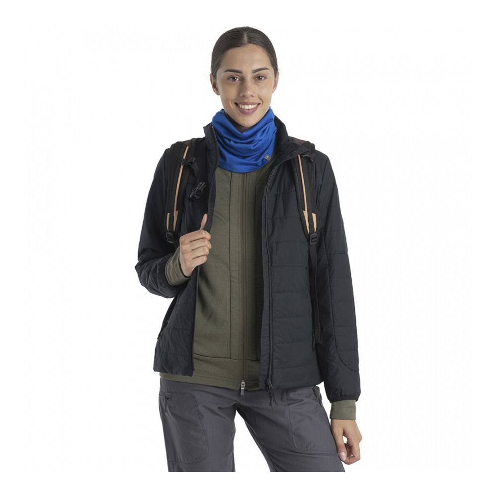 Icebreaker QUANTUM III - Sweat Femme loden