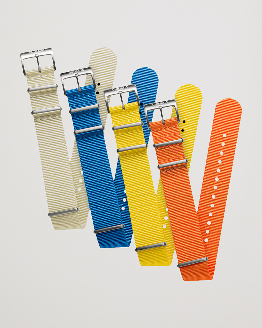 UNIMATIC Bold Nato Steel 22mm Strap Set Multi