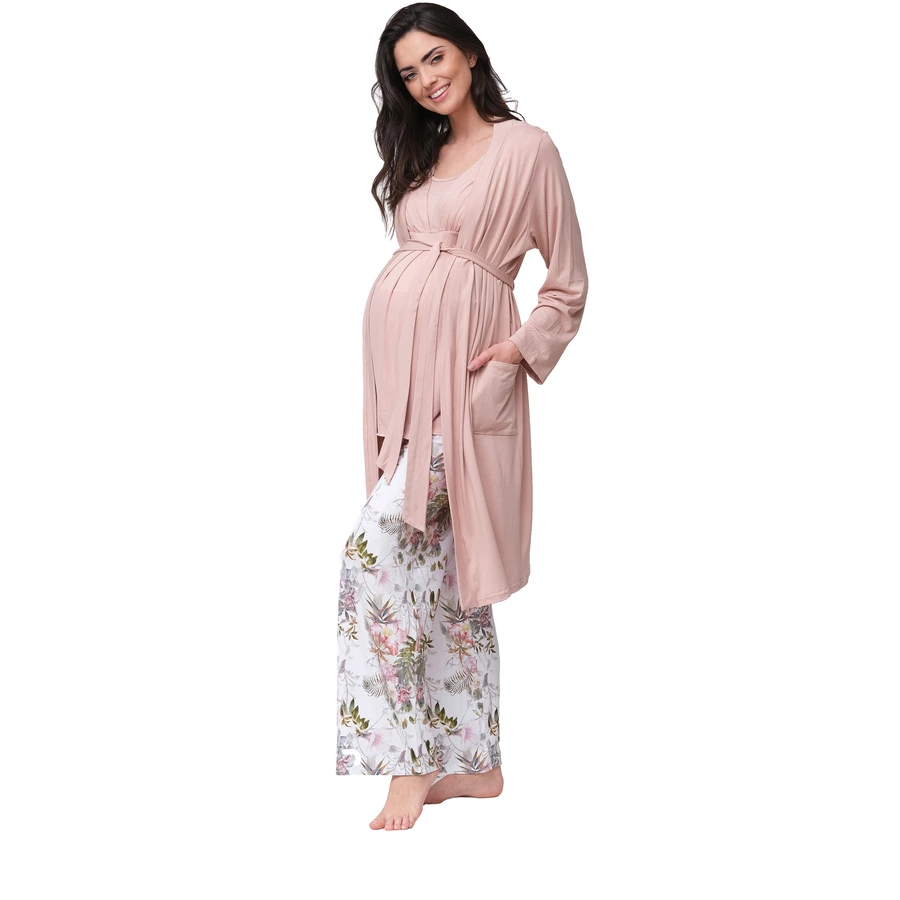 Cool Mama Umstandsnachthemd Basic rosa