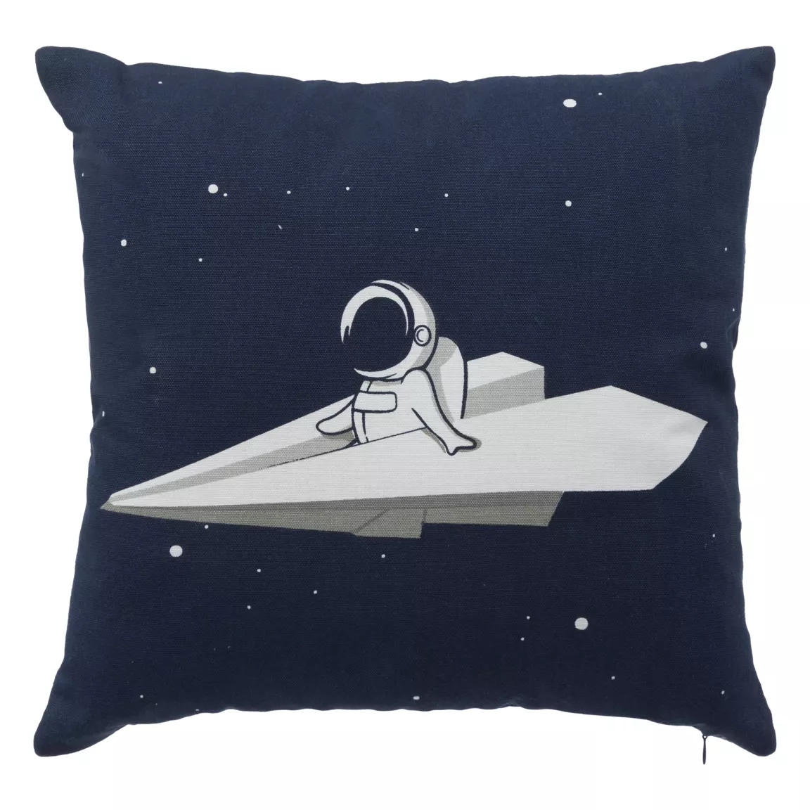 Coussin enfant carré (40 x 40 cm) Espace Bleu