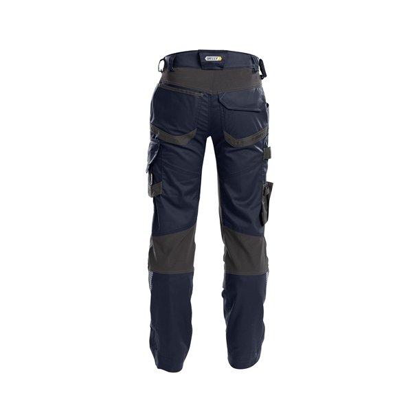 Dassy ® Dynax arbejdsbukser med stretch og knælommer midnatsblå/grå