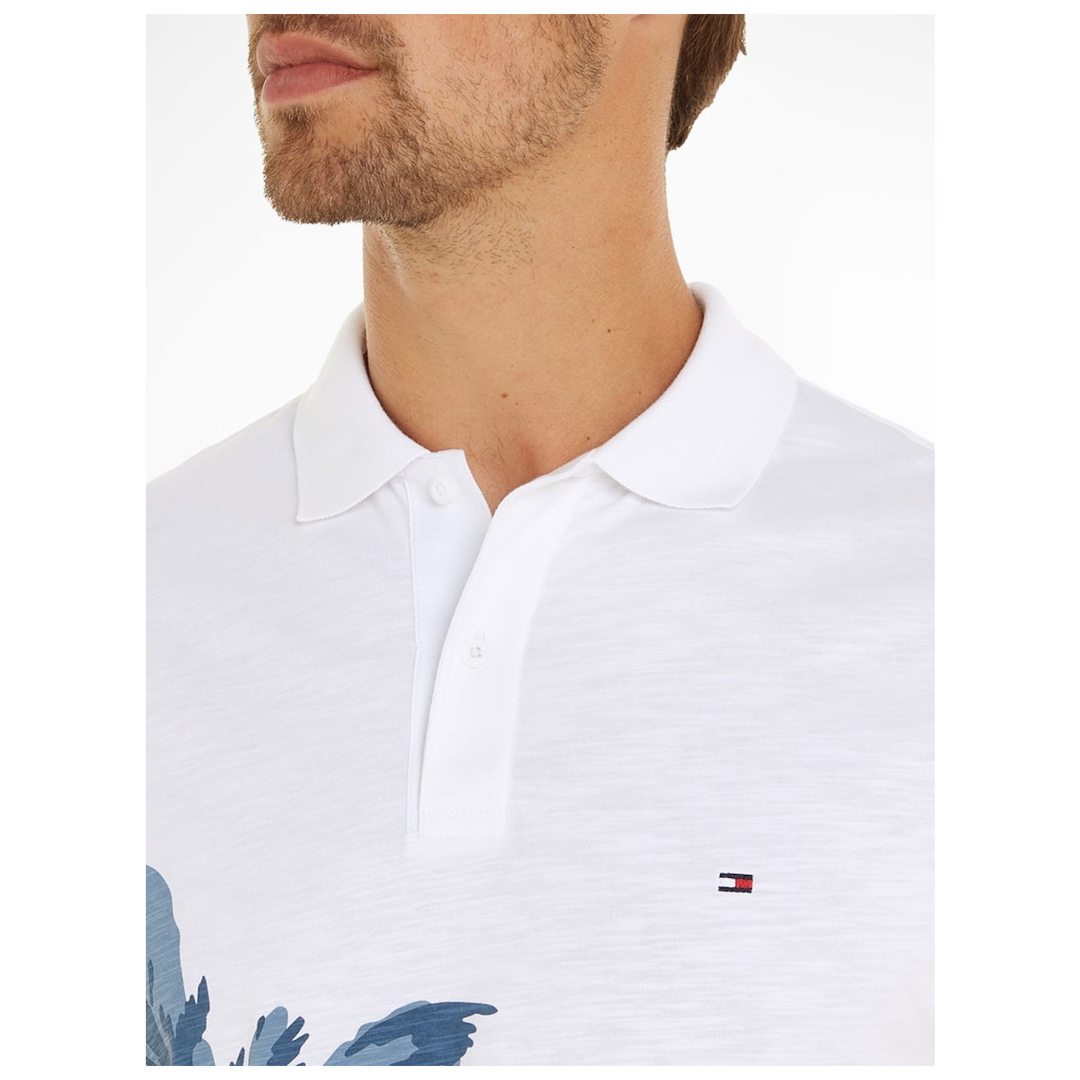 Tommy Hilfiger PALM PLACEMENT PRINT REG POLO