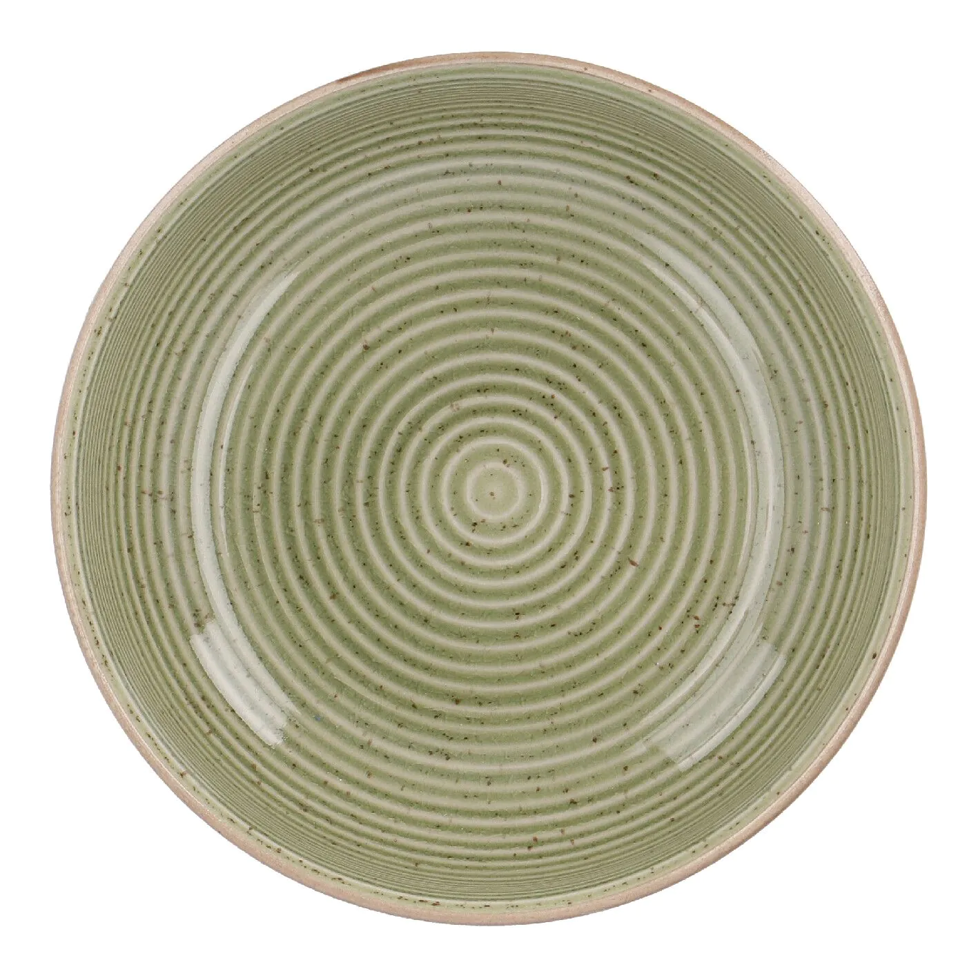 Schale Rille, grün, 11 cm