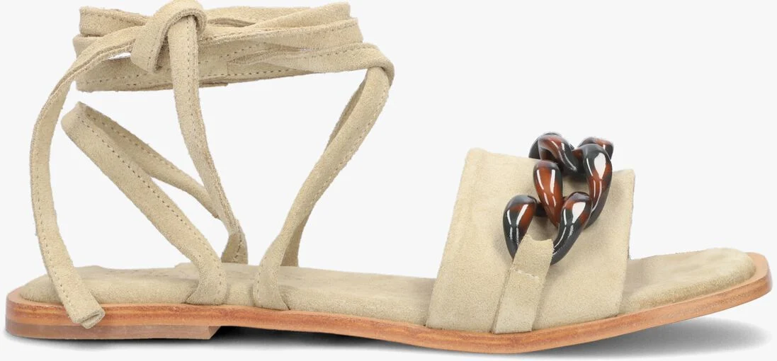 SHABBIES beige shabbies sandalen 170020237