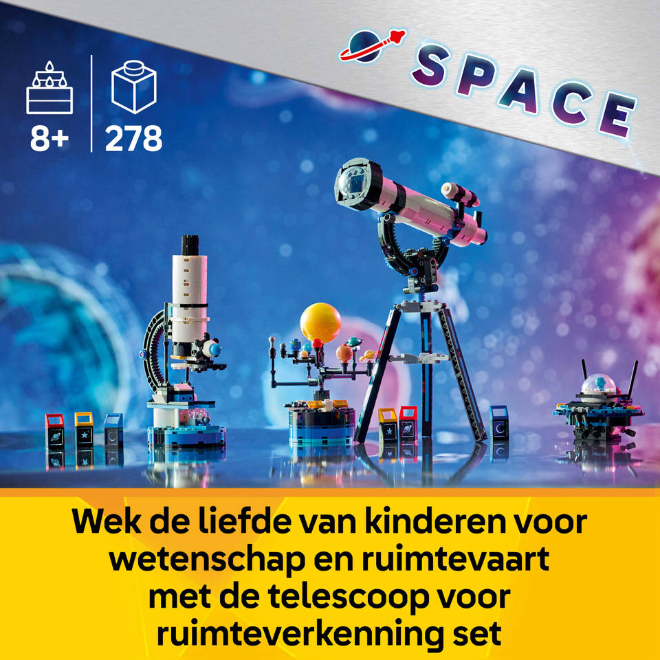 LEGO Creator 3-in-1 telescoop voor ruimteverkenning 31378