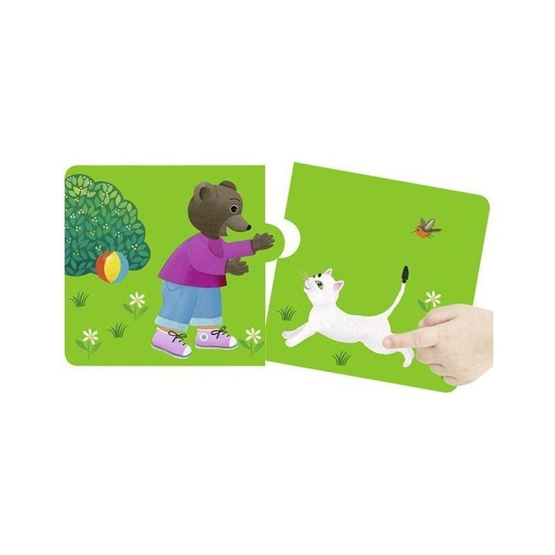 Petit Ours Brun - Mon premier puzzle à toucher, Les animaux