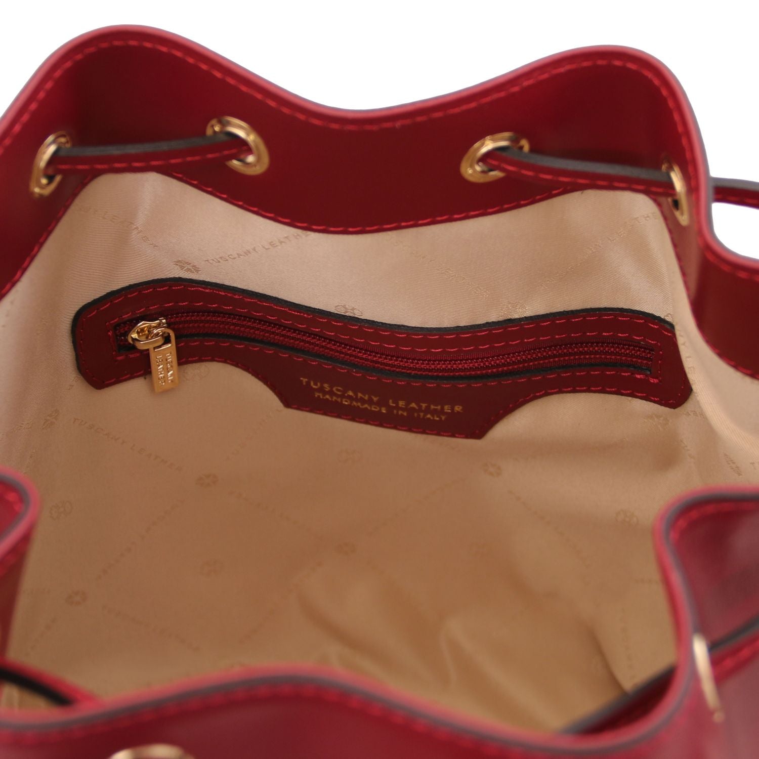 TL141531 – Vittoria – leren bucket bag