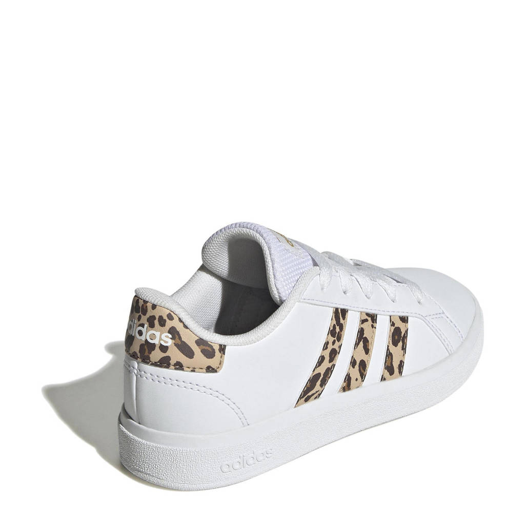 adidas Grand Court 2.0 sneakers wit/panterprint