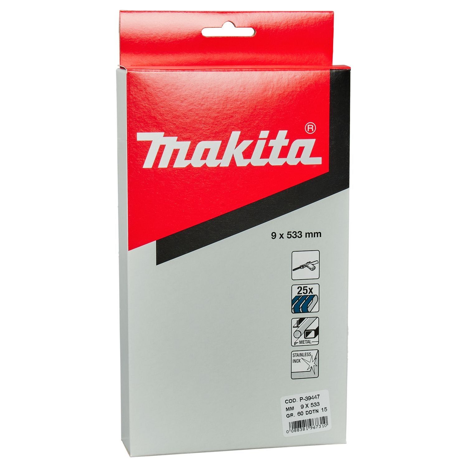 Makita P-39447 Schuurband 9x533mm Z60 VE=25