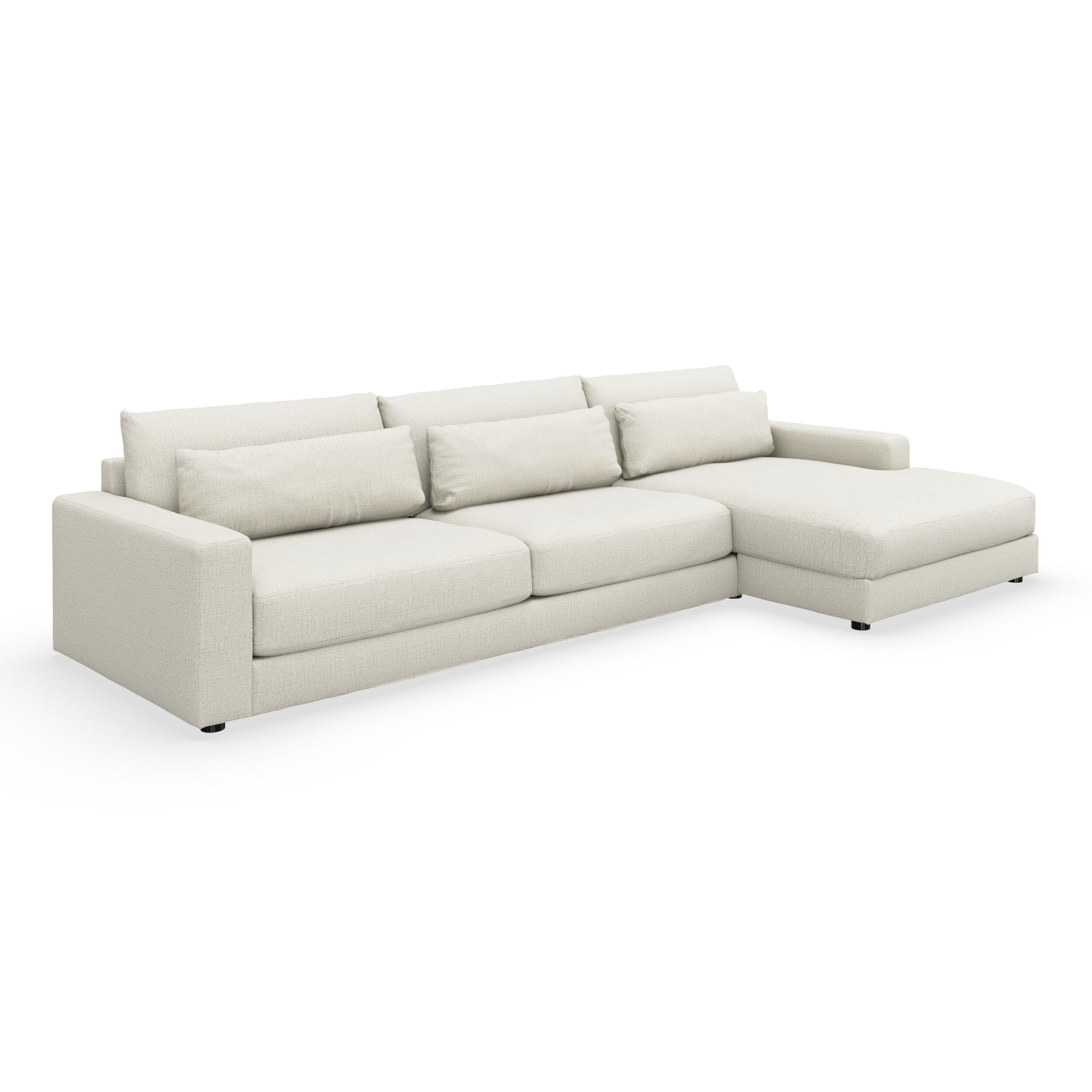 Halmstad højrevendt sofa med chaiselong