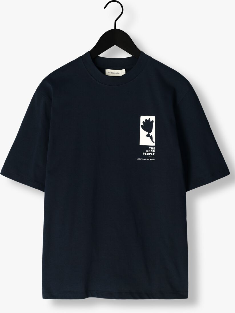 THE GOODPEOPLE donkerblauwe the goodpeople t-shirt todd