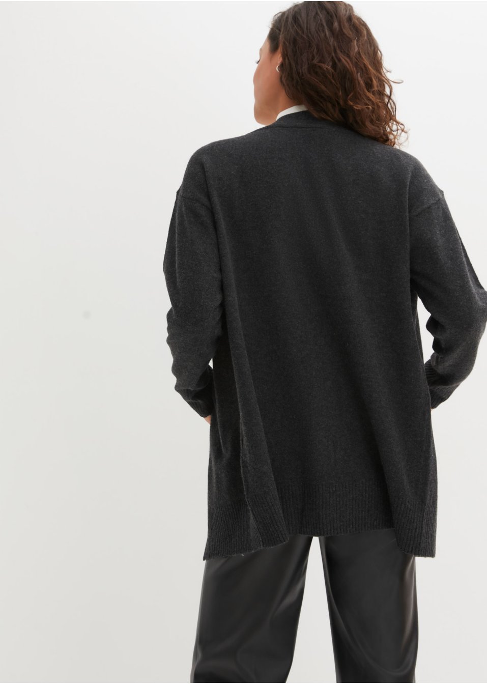 Gilet long en maille