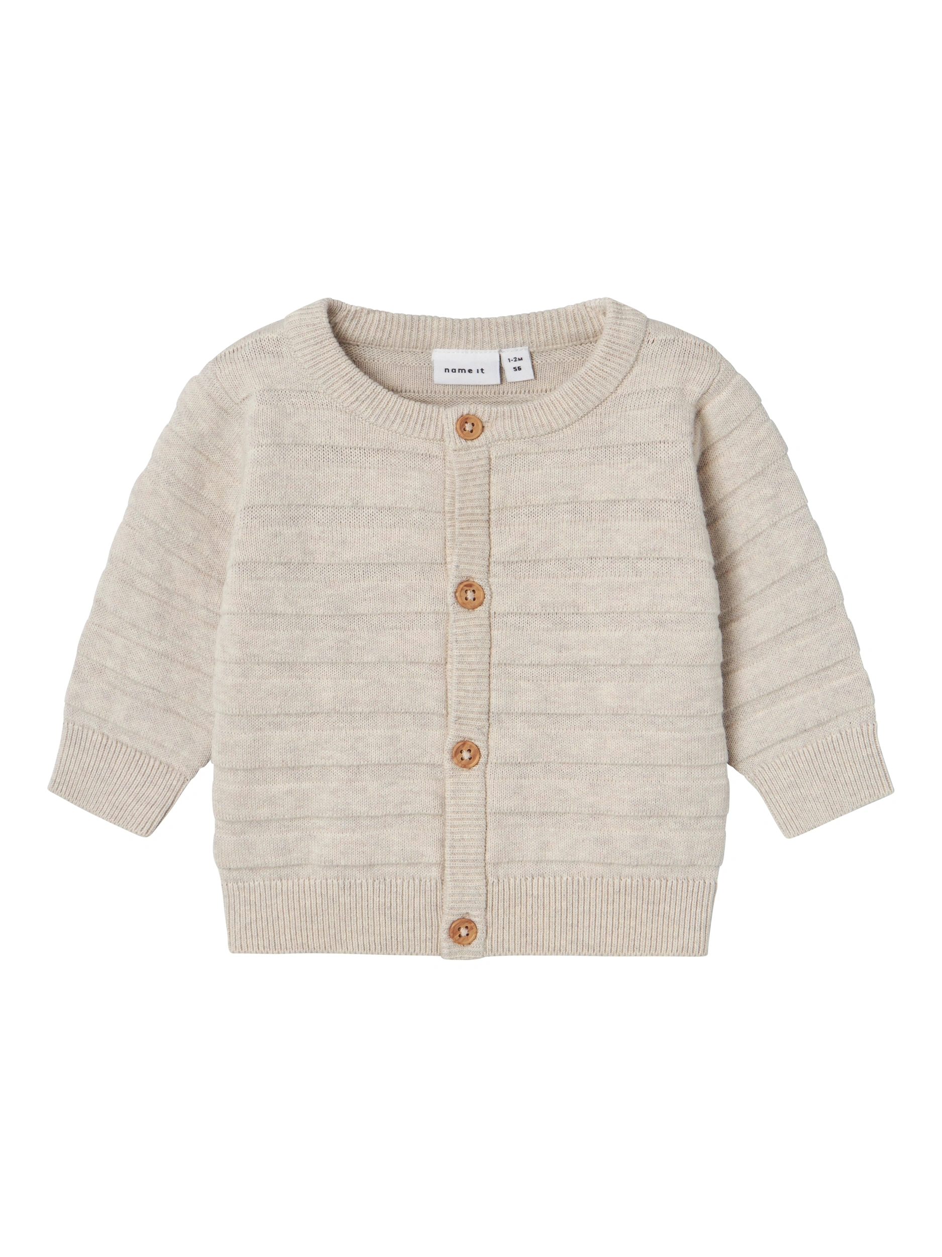 Strickjacke NBMDETRANE in peyote melange