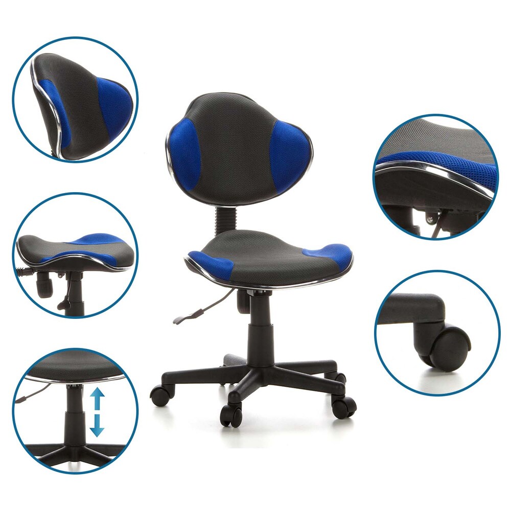 Kinderdrehstuhl KIDDY GTI-2 Stoff ohne Armlehnen hjh OFFICE