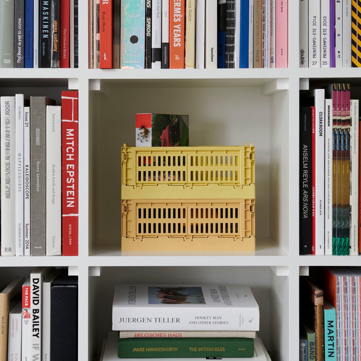 Color Crate oppbevaringsboks, liten, golden yellow