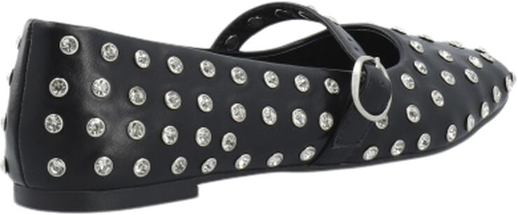 Bianco Fall Simili Mary Jane #P Black