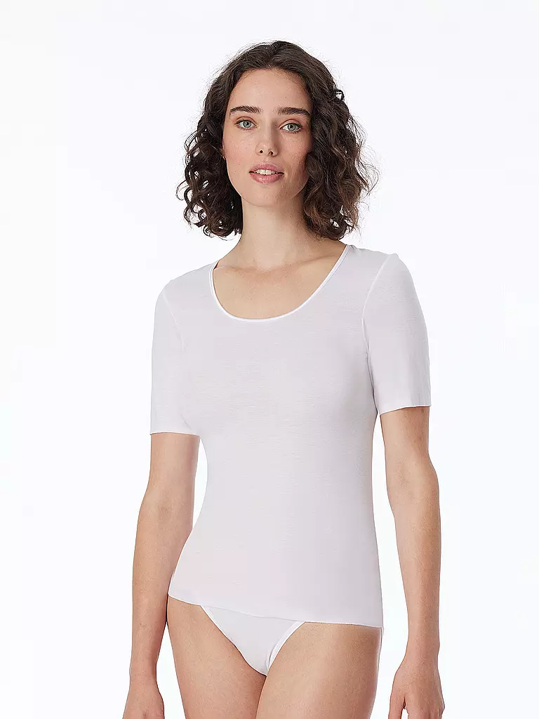 SCHIESSER T-Shirt weiss