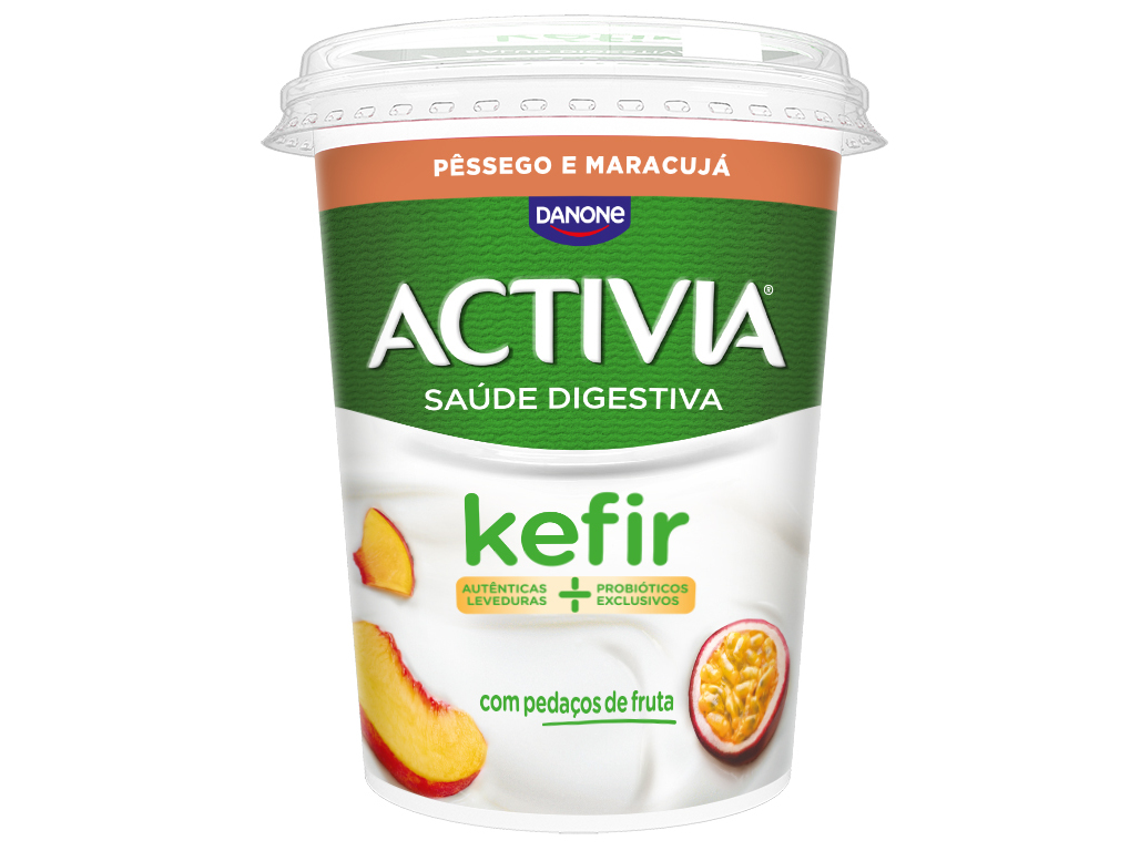 KEFIR ACTIVIA PESSEGO E MARACUJÁ 380G