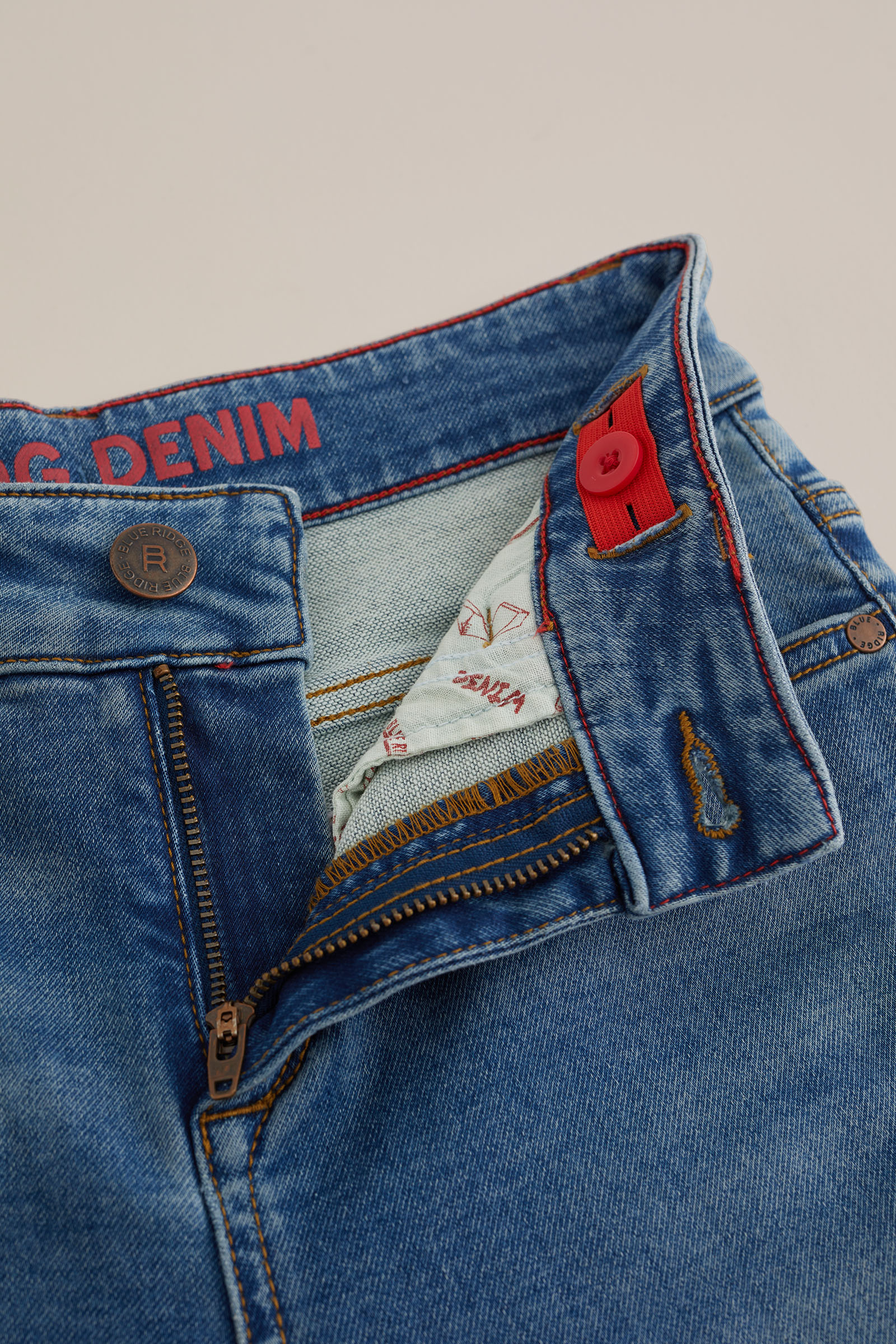 Jongens skinny fit jeans met stretch Blue Ridge Blauw