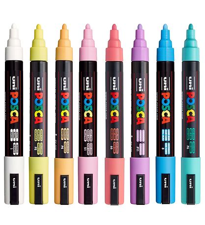 Posca Filzstifte - PC-5M - 8 st. - Gedämpfte Farben