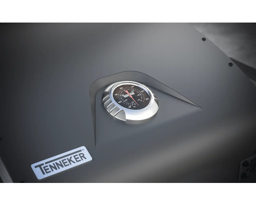 Tenneker® Carbon Gasgrill 121,4 x 60,3 x 112,3 cm 2 branders + zijbrander Zwart