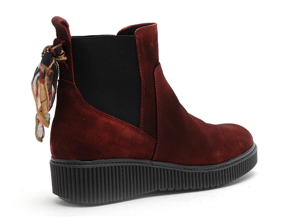 Goodstep boots bottine plates femme 3550 cordoba bordeaux