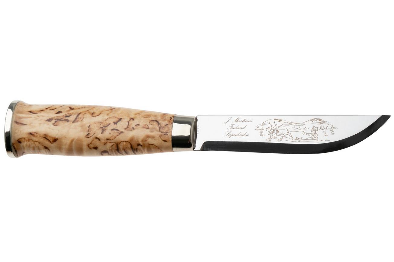 Marttiini Lapp Knife 230, 230010 Stainless, Curly Birch, outdoormes