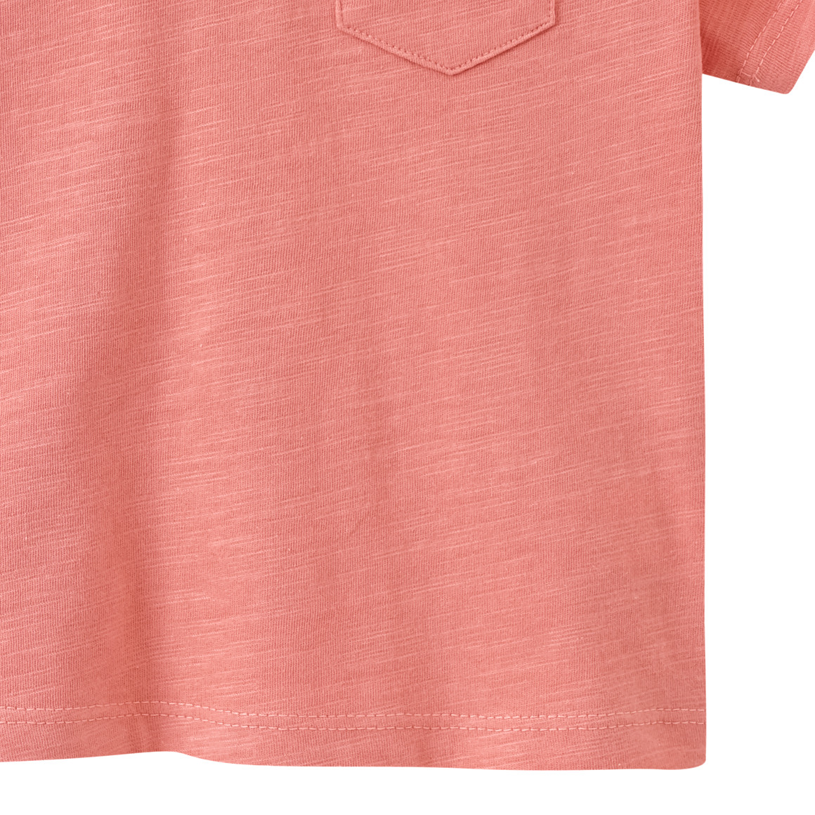 Topomini Baby T-Shirt mit Brusttasche hellrot