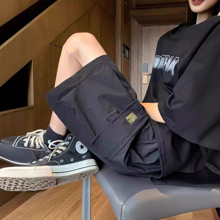 Neonity Wear - Mid Rise Plain Cargo Shorts