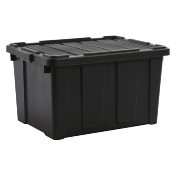 Iris Powerbox Opbergbox - 68L - 100% Recycled Kunststof - Zwart