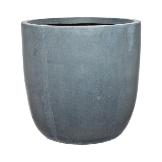 Pot œuf, gris anthracite Ø 51 x H. 50 cm