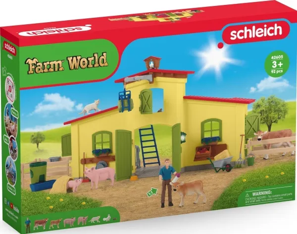 Schleich Large Farm with Animals and Accessories