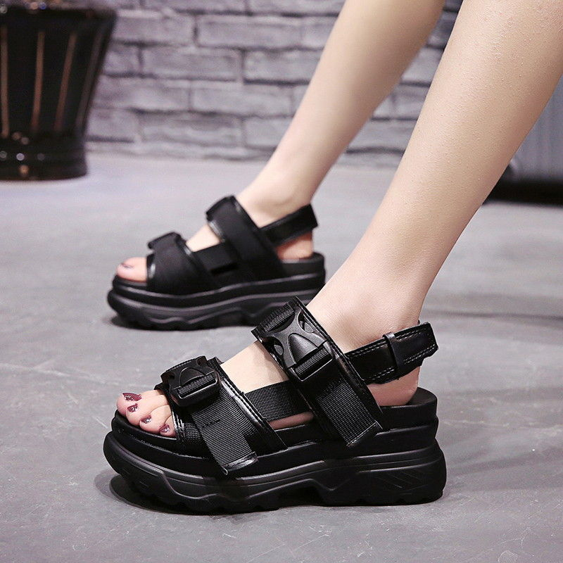 Sleeko - Slingback Platform Sandalen